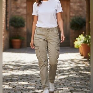 Eddie Bauer Tan Cargo Rip Stop Outdoor‎ Pants